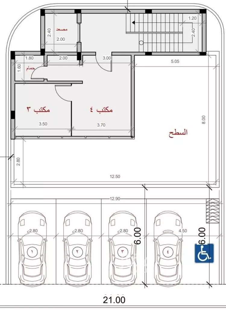 عمارة للإيجار في شارع ريحانه بنت زيد, حي العارض, مدينة الرياض, منطقة الرياض صورة 5