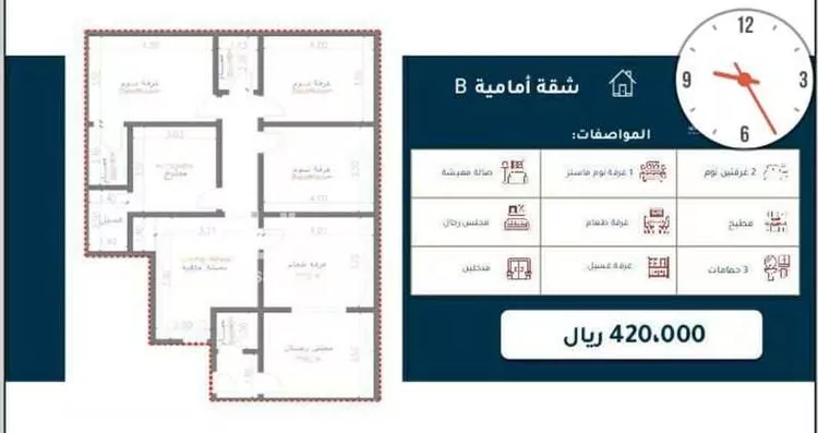 شقة للبيع في شارع ابن القصاص, حي مريخ, مدينة جدة, منطقة مكة المكرمة صورة 5