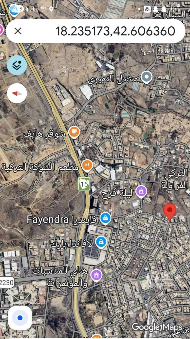 أرض للبيع في شارع الزبيدي, حي البديع, مدينة أبها, منطقة عسير