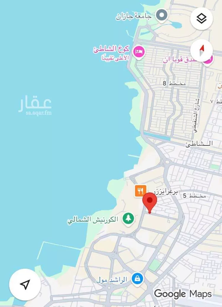 أرض للبيع في شارع 17545031, حي الشاطئ, مدينة جازان, منطقة جازان صورة 4
