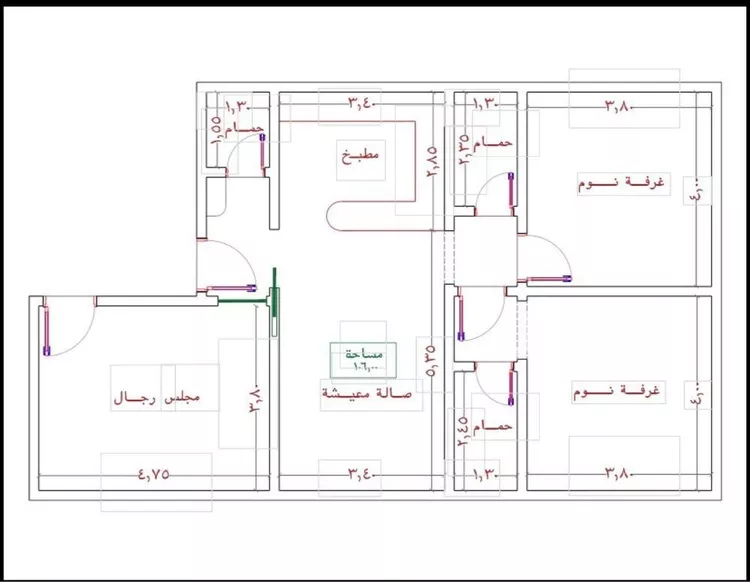 شقة للبيع في شارع عوف بن نجوي, حي النزهة, مدينة جدة, منطقة مكة المكرمة