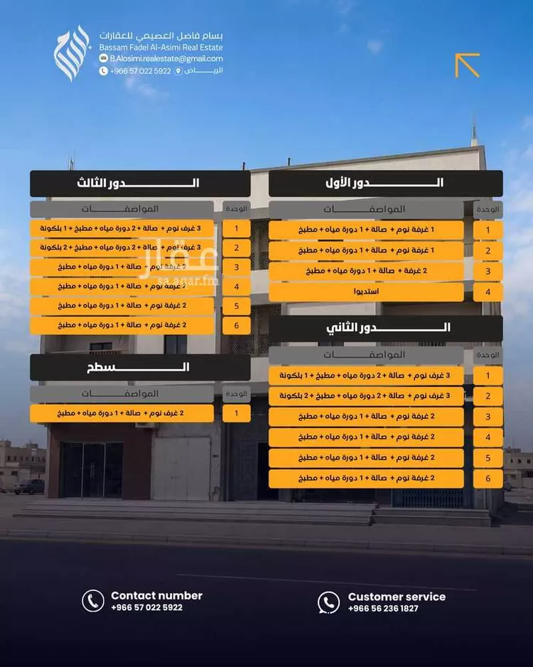 عمارة للبيع في شارع عسير, حي الشميسي, مدينة الرياض, منطقة الرياض صورة 3