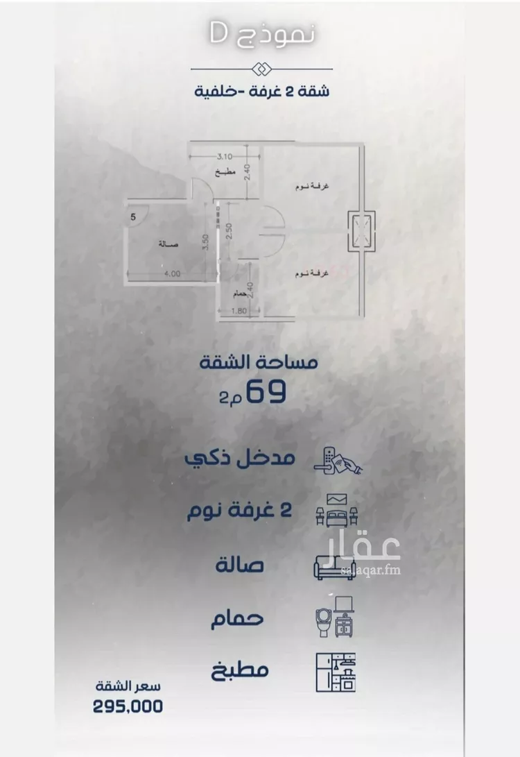 شقة للبيع في شارع عبدالله سليمان الفرعي, حي الفيحاء, مدينة جدة, منطقة مكة المكرمة صورة 2