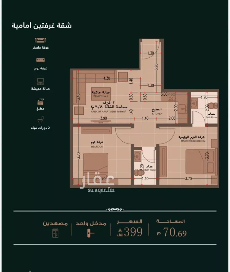 شقة للبيع في شارع ابو كبشة الأنصاري , حي النعيم, مدينة جدة, منطقة مكة المكرمة صورة 4