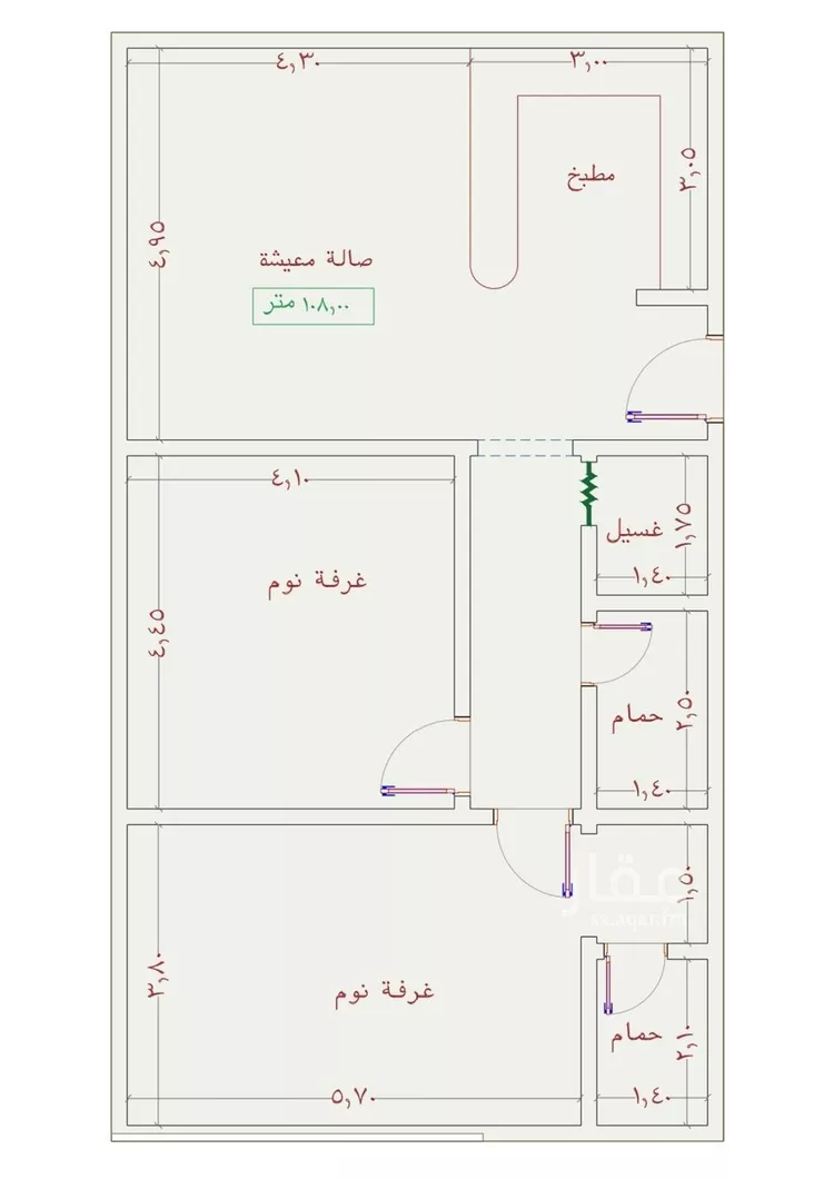 شقة للبيع في شارع عمر الخردلي, حي الجامعة, مدينة جدة, منطقة مكة المكرمة صورة 2