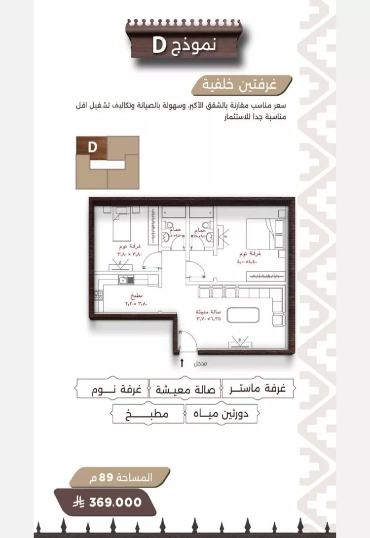 شقة للبيع في شارع اسيد بن الاخنس, حي النعيم, مدينة جدة, منطقة مكة المكرمة صورة 2
