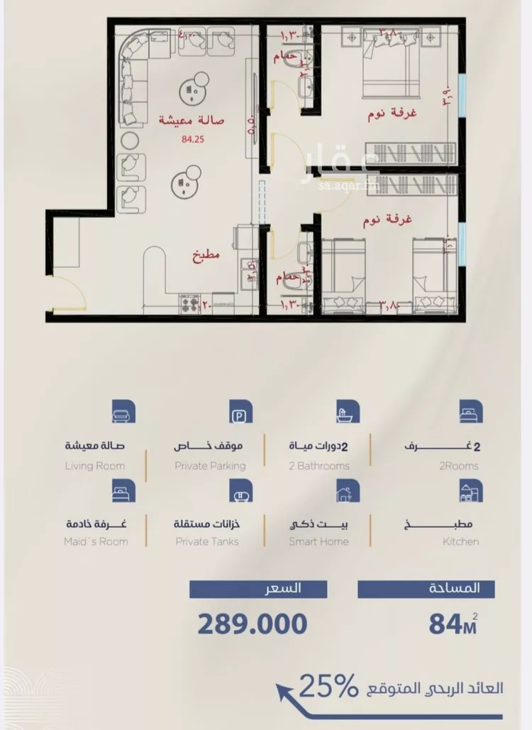شقة للبيع في شارع الشيخ عيسى بن سلمان ال خليف, حي الياقوت, مدينة جدة, منطقة مكة المكرمة صورة 3