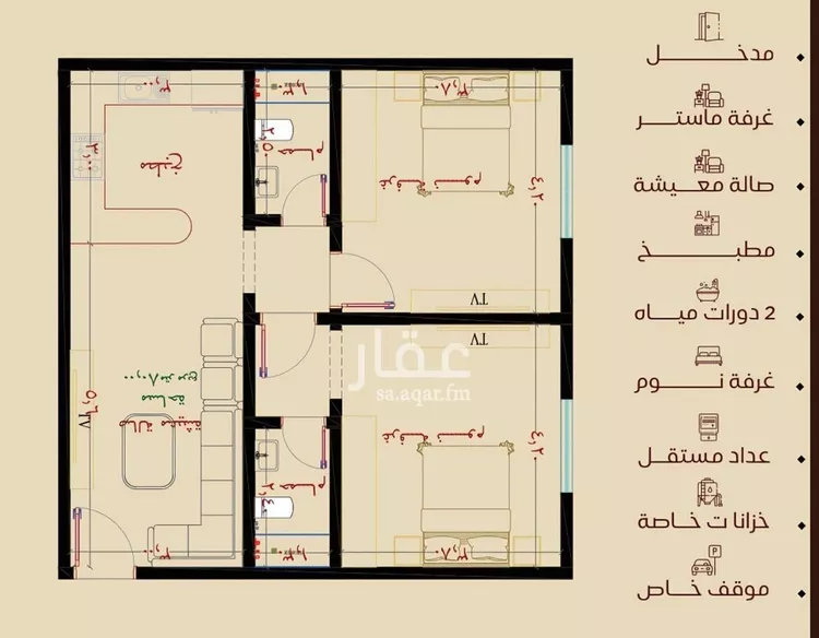شقة للبيع في شارع نومان, حي النزهة, مدينة جدة, منطقة مكة المكرمة صورة 4
