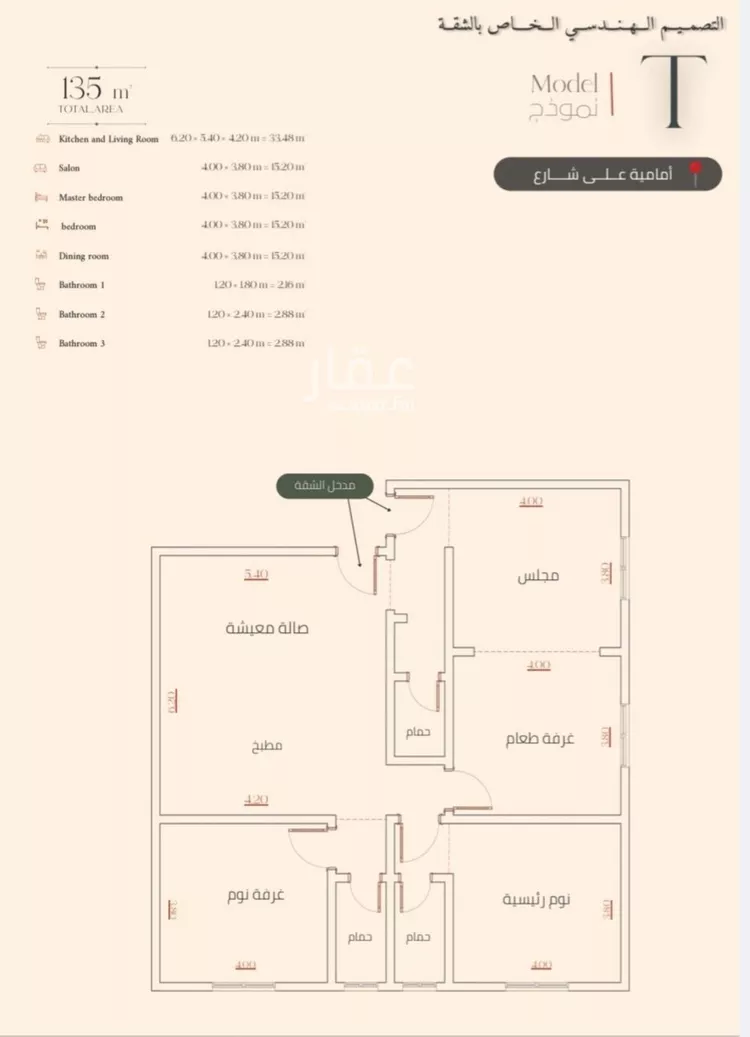 شقة للبيع في شارع محمد بن طملون, حي النزهة, مدينة جدة, منطقة مكة المكرمة صورة 3