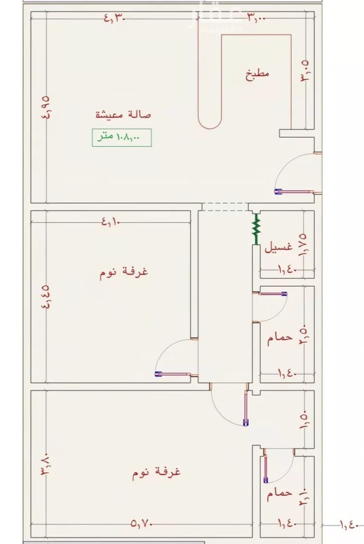 شقة للبيع في شارع عمر الخردلي, حي الجامعة, مدينة جدة, منطقة مكة المكرمة صورة 2