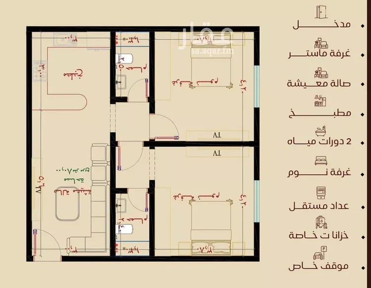 شقة للبيع في شارع نومان, حي النزهة, مدينة جدة, منطقة مكة المكرمة صورة 4