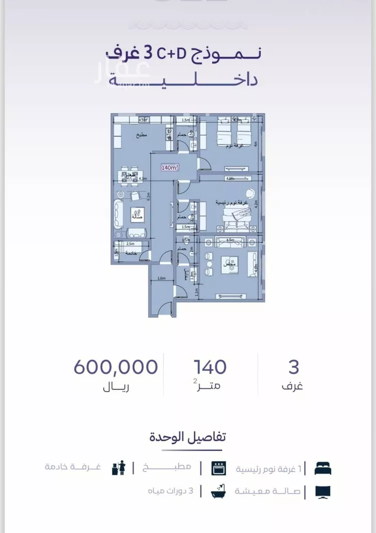 شقة للبيع في شارع خضر افندي, حي الزهراء, مدينة جدة, منطقة مكة المكرمة صورة 2