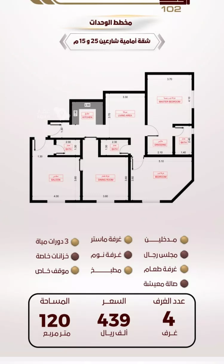 شقة للبيع في شارع الشيخ عيسى بن سلمان ال خليف, حي الواحة, مدينة جدة, منطقة مكة المكرمة 2