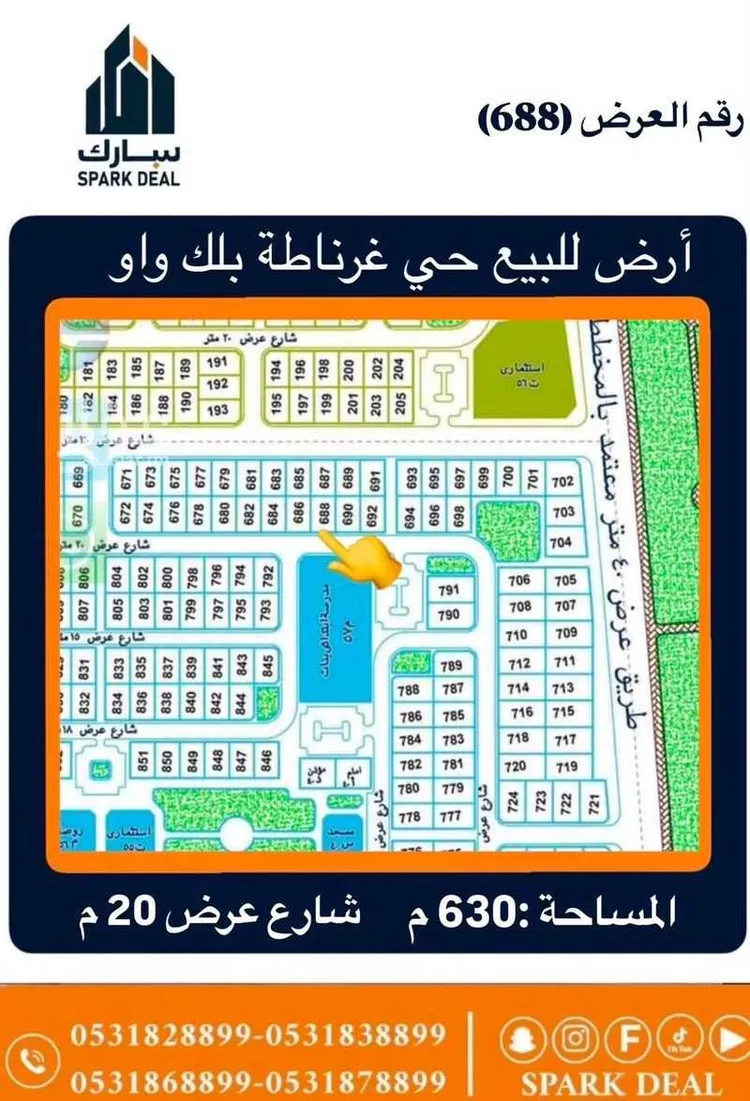 Land for Sale in Arar As Salhiyah صورة 5