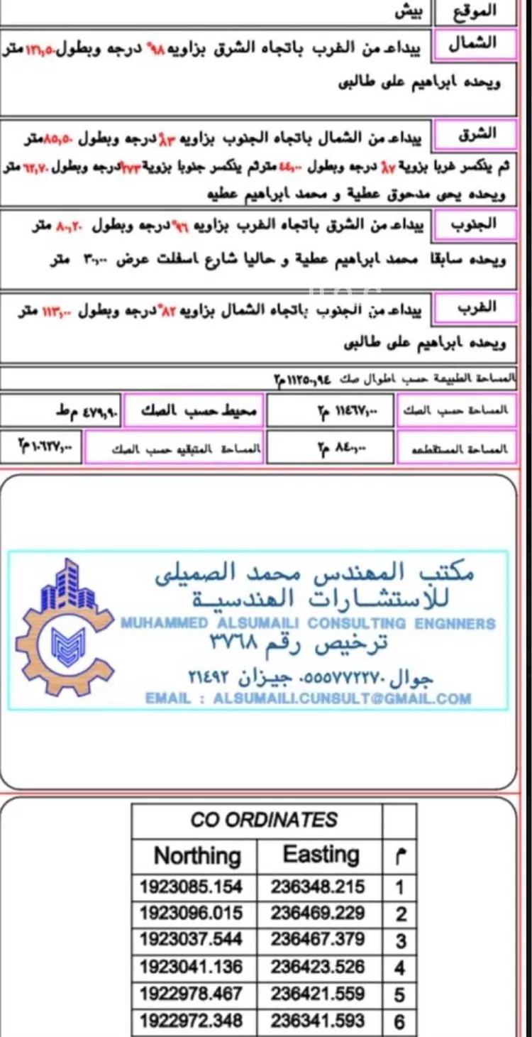 أرض للبيع في حي الحرف, مدينة بيش, منطقة جازان صورة 2