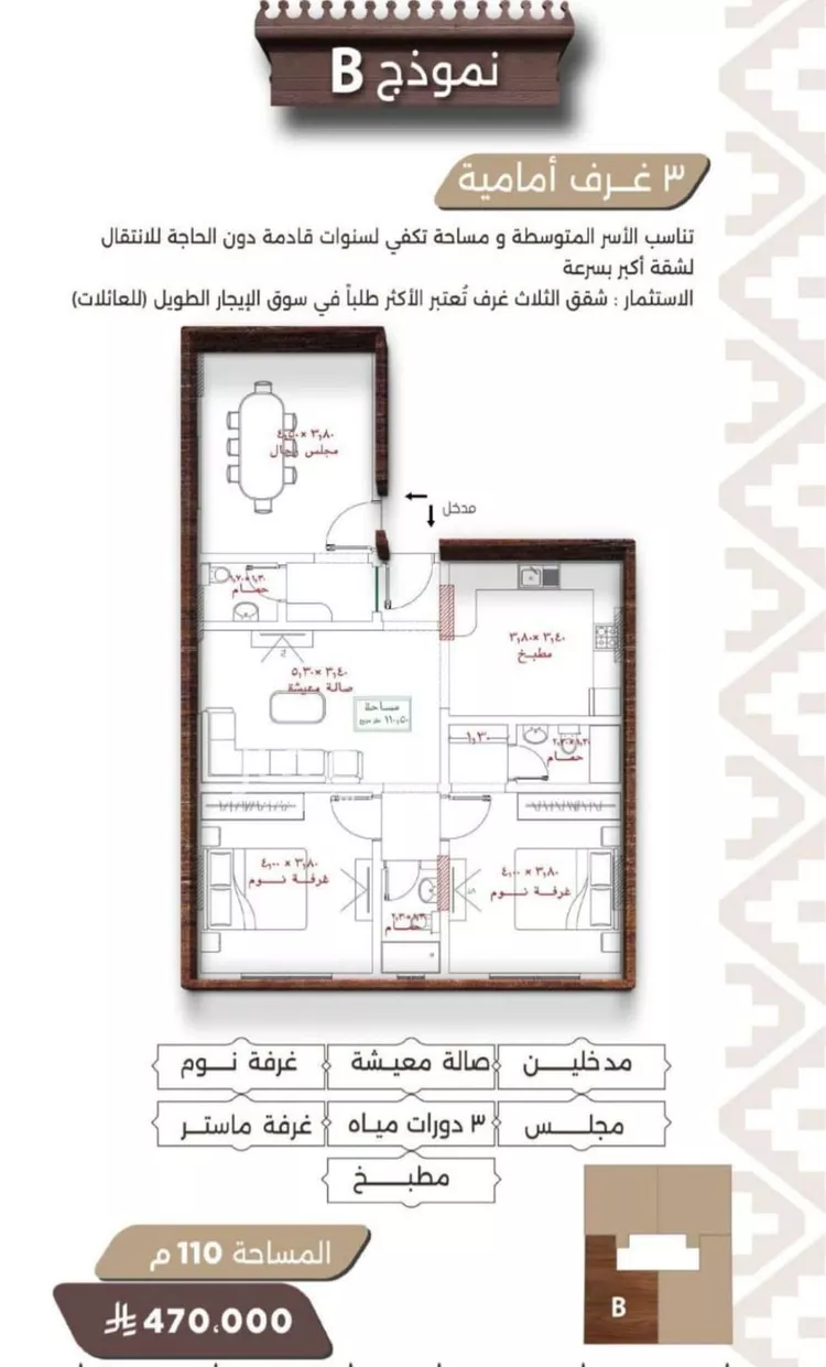 شقة للبيع في شارع اسيد بن الاخنس, حي النعيم, مدينة جدة, منطقة مكة المكرمة صورة 3