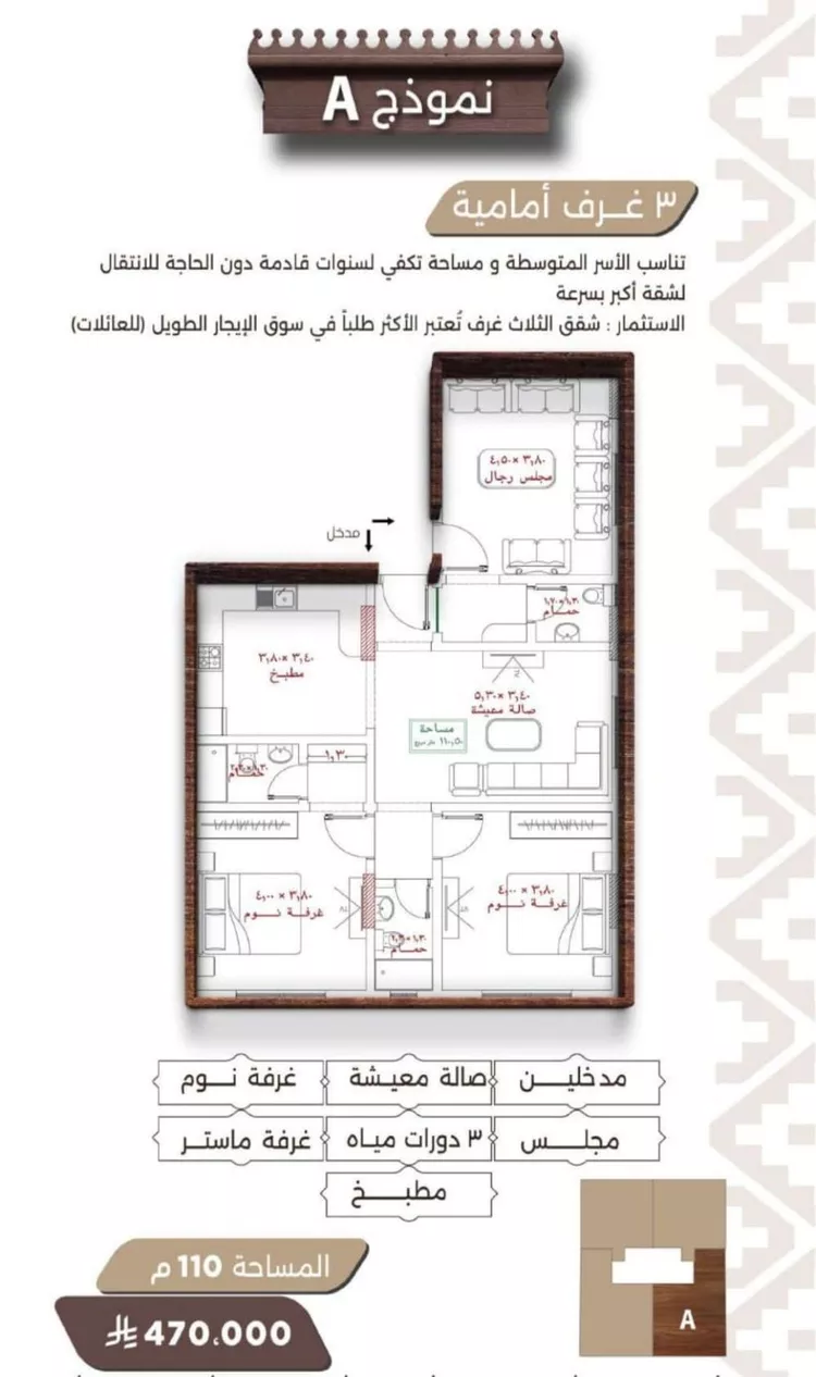 شقة للبيع في شارع اسيد بن الاخنس, حي النعيم, مدينة جدة, منطقة مكة المكرمة صورة 4
