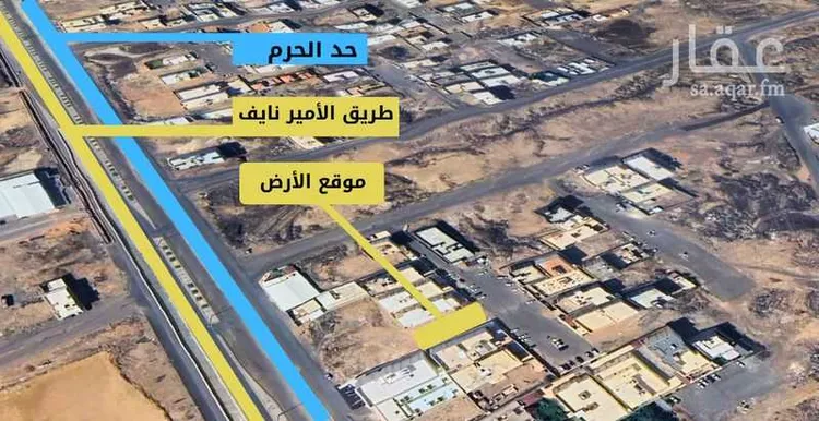 أرض للبيع في شارع حطان ابن خفاف الجرمي, حي الغراء, مدينة المدينه المنوره, منطقة المدينة المنورة