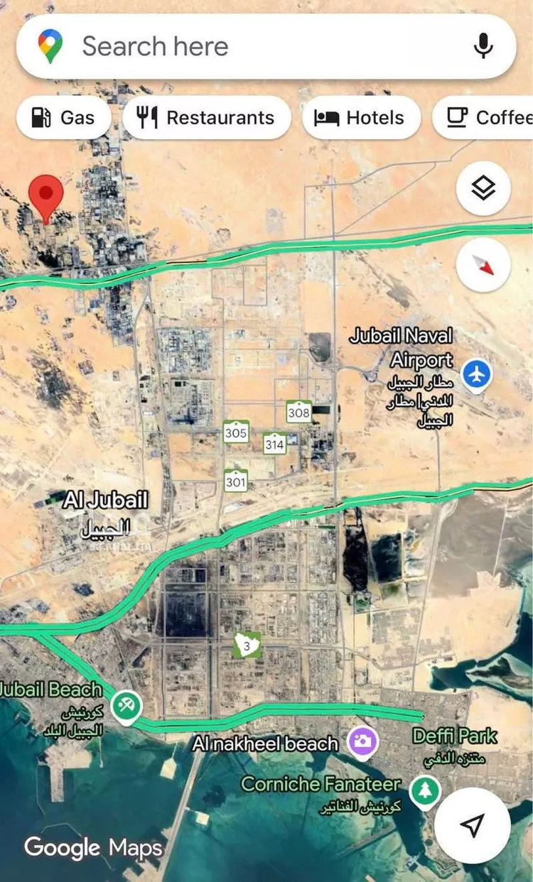 أرض للإيجار في مدينة الجبيل, المنطقة الشرقية صورة 2