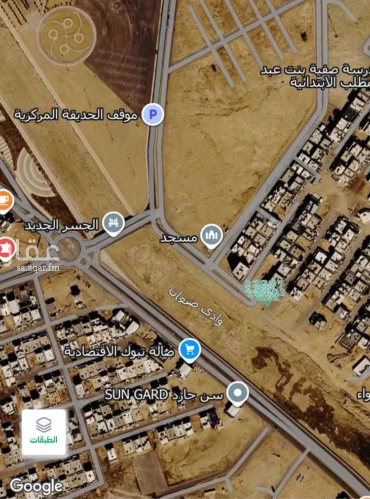 أرض للبيع في شارع إسماعيل العطار, حي النظيم, مدينة تبوك, منطقة تبوك