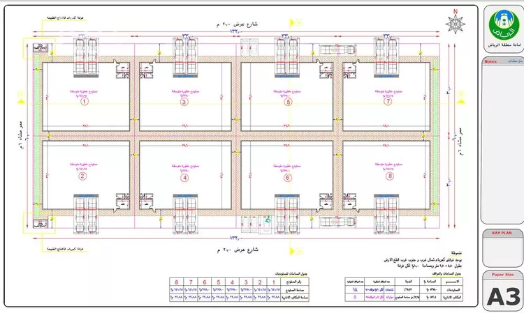 أرض للإيجار في شارع الحردة, حي المشاعل, مدينة الرياض, منطقة الرياض صورة 5