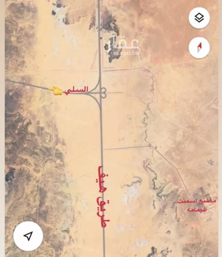 أرض للبيع في حي منطقة مفتوحة تابعة لبلدية السلي, مدينة مزرعة البكر ودواجن الأخوين, منطقة الرياض صورة 2