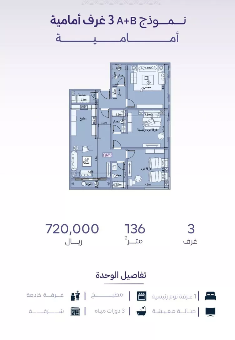 شقة للبيع في حي الزهراء, مدينة جدة, منطقة مكة المكرمة