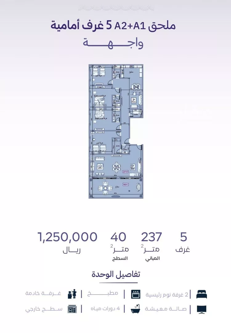 شقة للبيع في شارع خضر افندي, حي الزهراء, مدينة جدة, منطقة مكة المكرمة صورة 2