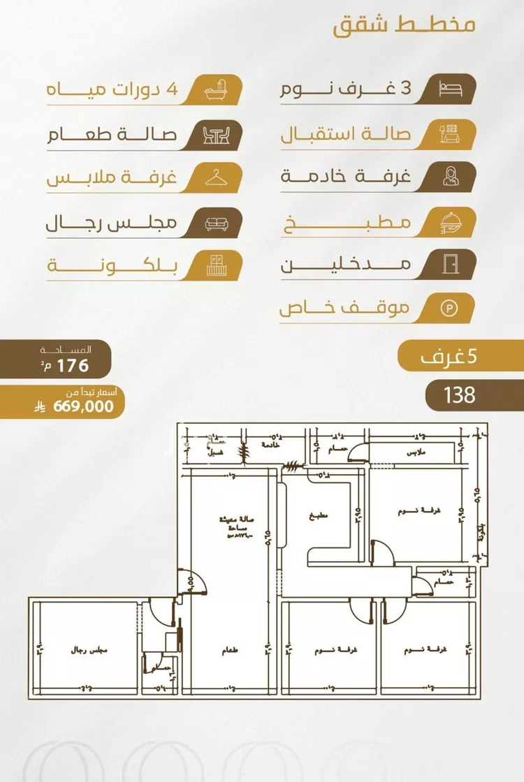 شقة للبيع في حي الورود, مدينة جدة, منطقة مكة المكرمة