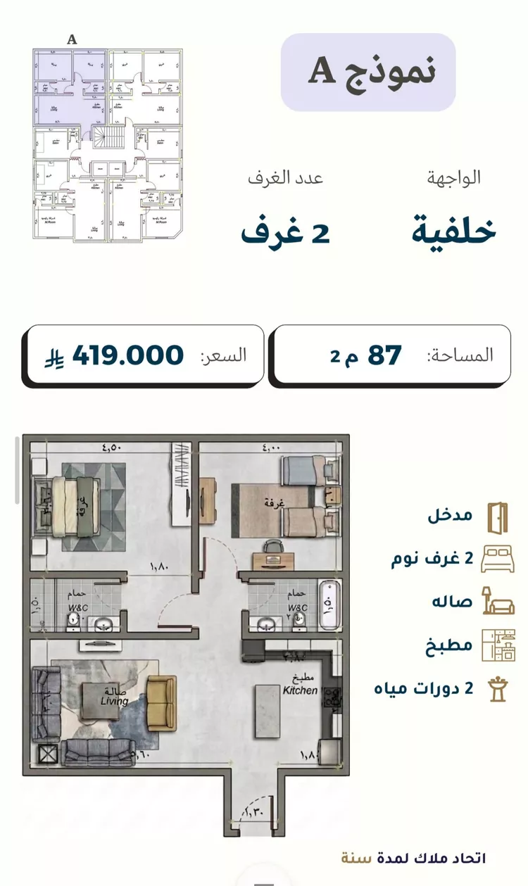 شقة للبيع في حي السلامة, مدينة جدة, منطقة مكة المكرمة