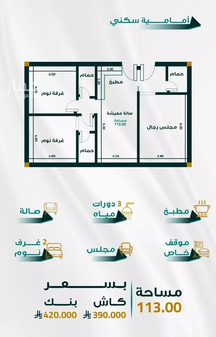 شقة للبيع في حي الفيحاء, مدينة جدة, منطقة مكة المكرمة صورة 2