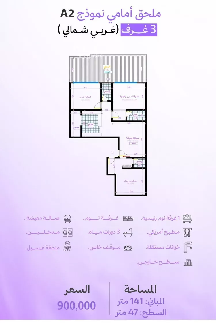 شقة للبيع في حي أبحر الجنوبية, مدينة جدة, منطقة مكة المكرمة 1 صورة