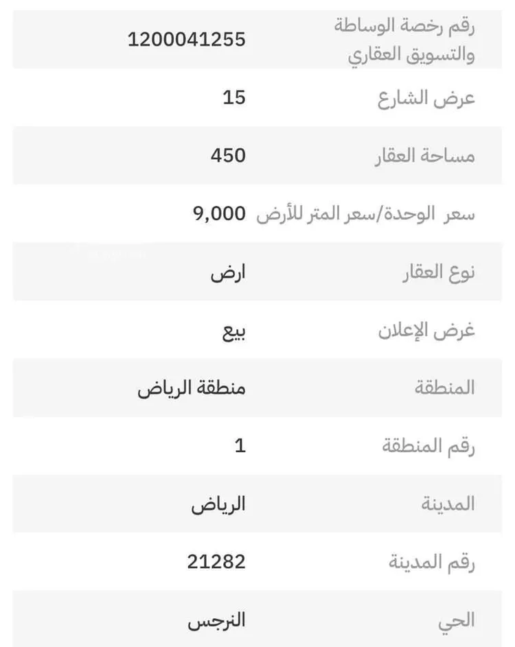 أرض للبيع في شارع رقم 553, حي النرجس, مدينة الرياض, منطقة الرياض