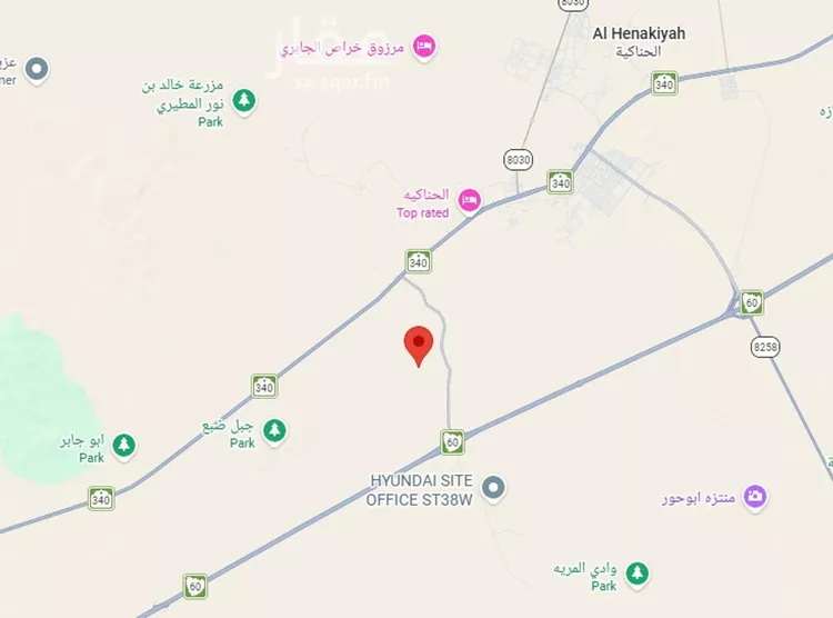 أرض للإيجار في شارع غير مسمى, مدينة الحناكية, منطقة المدينة المنورة صورة 2