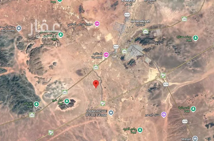 أرض للإيجار في شارع غير مسمى, مدينة الحناكية, منطقة المدينة المنورة