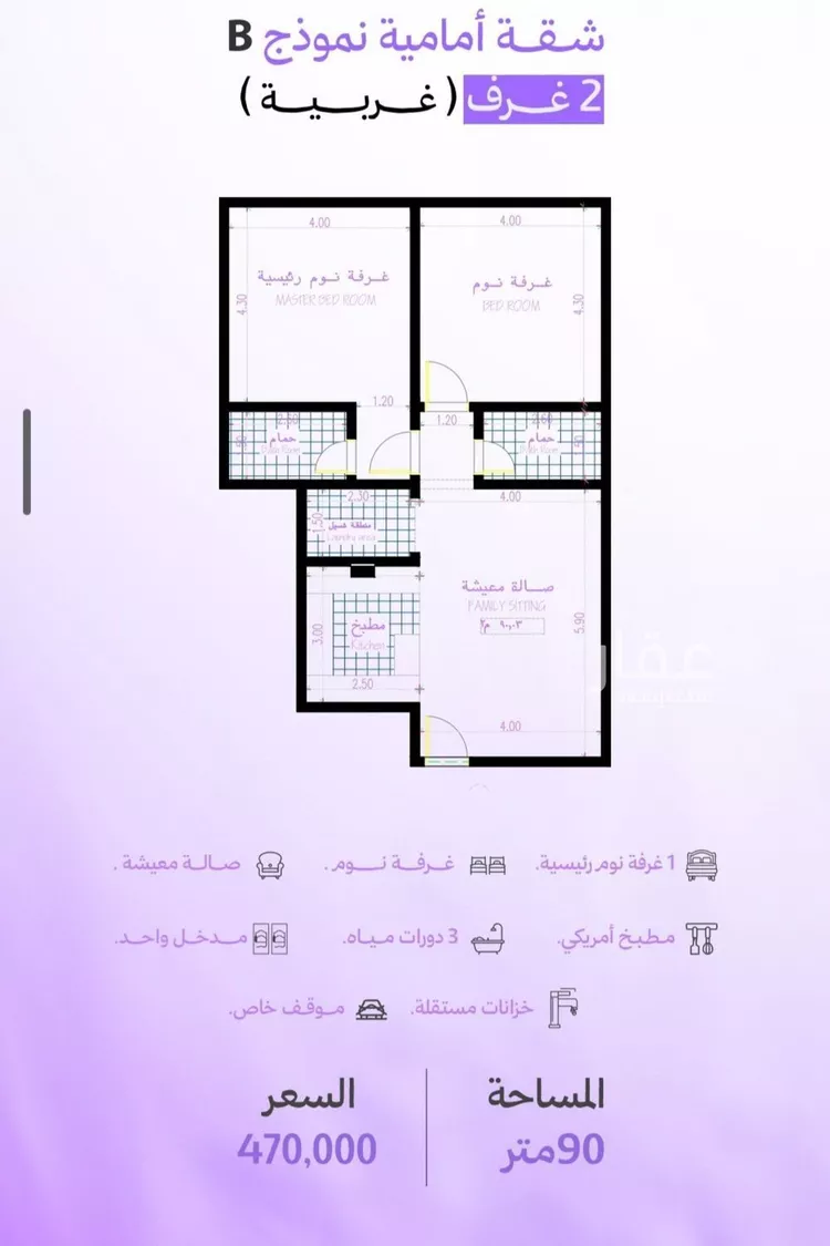 شقة للبيع في شارع رافع الاشجعي , حي أبحر الجنوبية, مدينة جدة, منطقة مكة المكرمة صورة 2