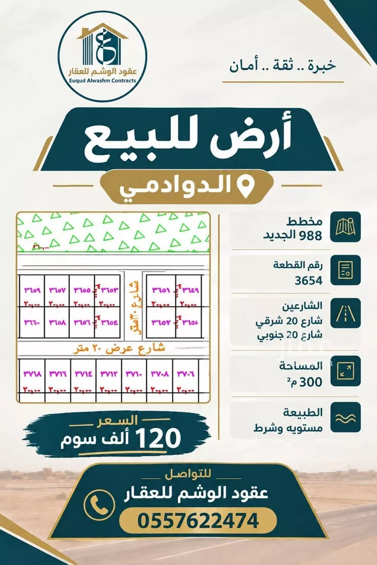 Land for Sale in Al Duwadimi Badr صورة 2