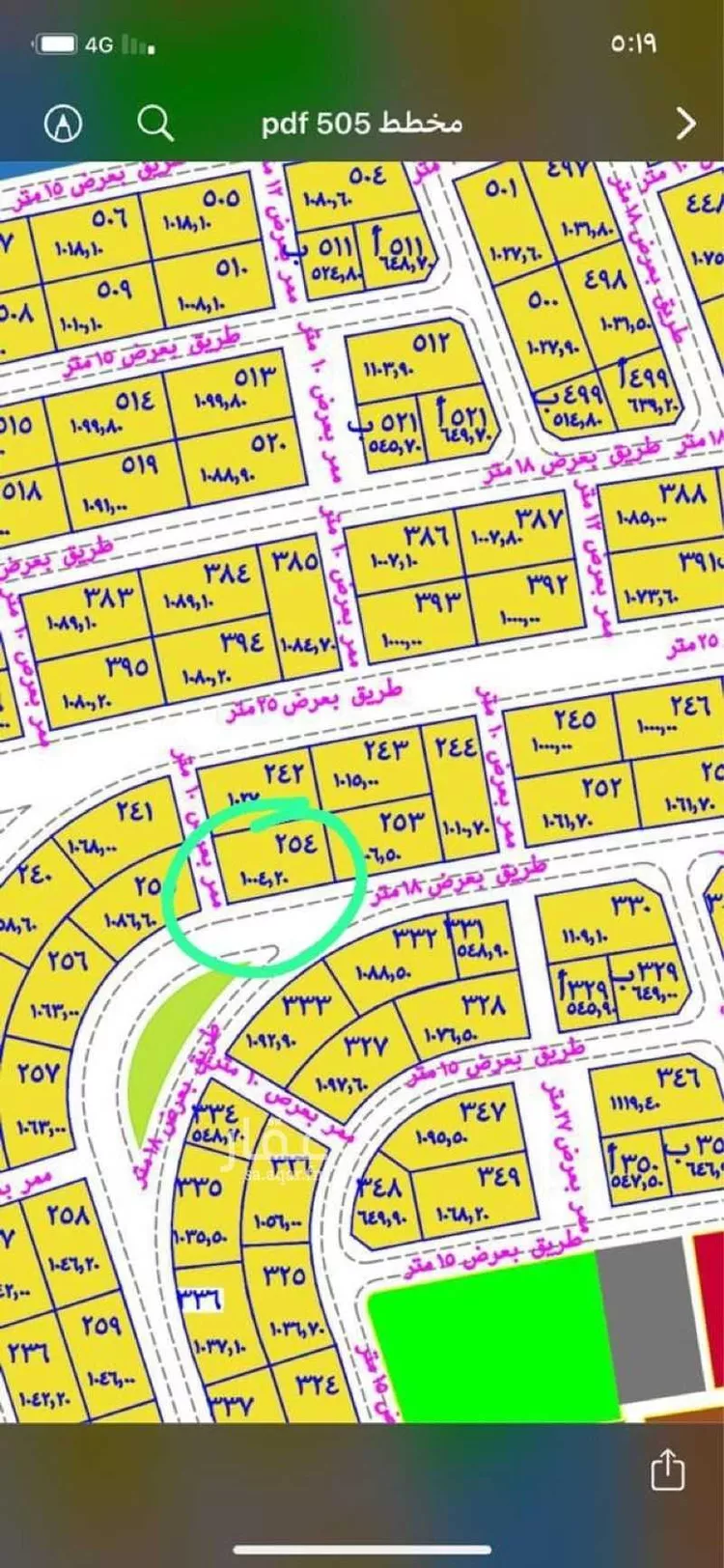 أرض للبيع في شارع طريق بعرض 18 متر, حي الناصرية 5, مدينة جازان, منطقة جازان