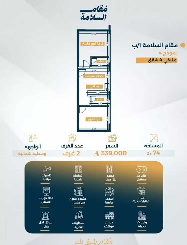 شقة للبيع في شارع البر كاتي, حي السلامة, مدينة جدة, منطقة مكة المكرمة