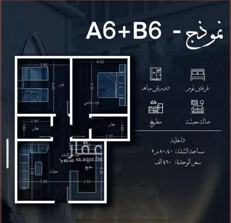 شقة للبيع في شارع احمد الغزاوى, حي الحمراء, مدينة جدة, منطقة مكة المكرمة