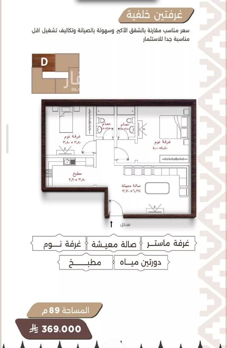 شقة للبيع في شارع اسيد بن الاخنس, حي النعيم, مدينة جدة, منطقة مكة المكرمة صورة 2
