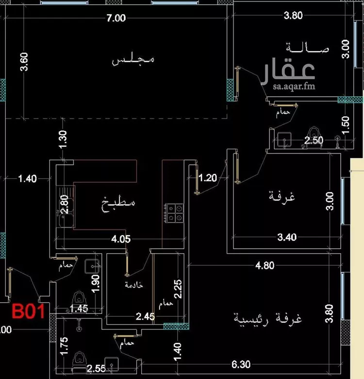 شقة للبيع في شارع ريحانه بنت زيد, حي النرجس, مدينة الرياض, منطقة الرياض صورة 3