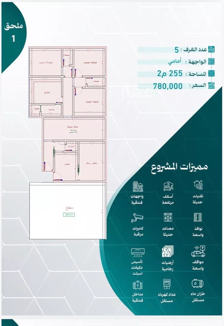 شقة للبيع في شارع عاصم بن العكير, حي النزهة, مدينة جدة, منطقة مكة المكرمة