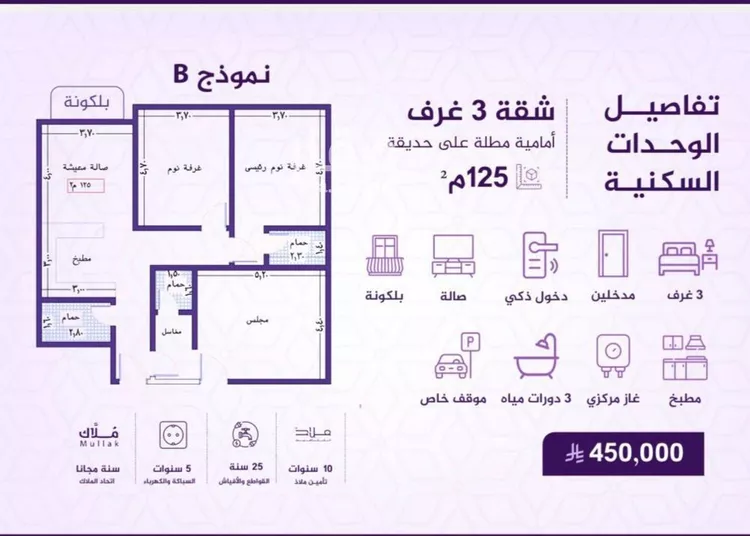 شقة للبيع في شارع احمد بن عيسى الرومي, حي الفيحاء, مدينة جدة, منطقة مكة المكرمة