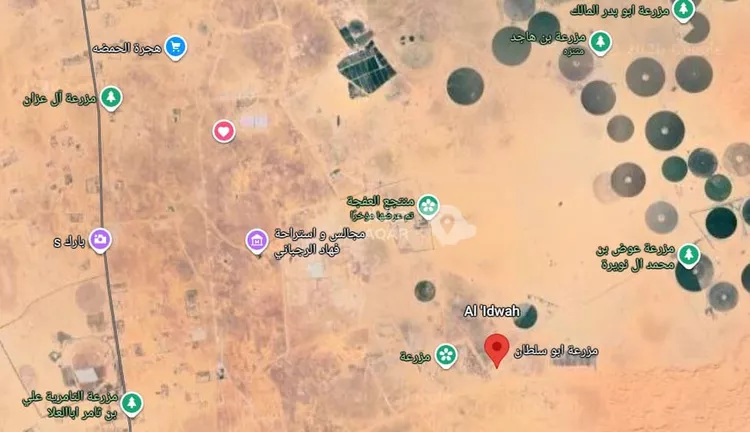 أرض للبيع في حي العدوه والمزارع الشرقيه, مدينة العدوه والمزارع الشرقيه, منطقة الرياض صورة 2