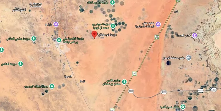 أرض للبيع في حي العدوه والمزارع الشرقيه, مدينة العدوه والمزارع الشرقيه, منطقة الرياض صورة 3
