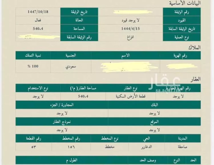 أرض للبيع في مدينة صامطة, منطقة جازان