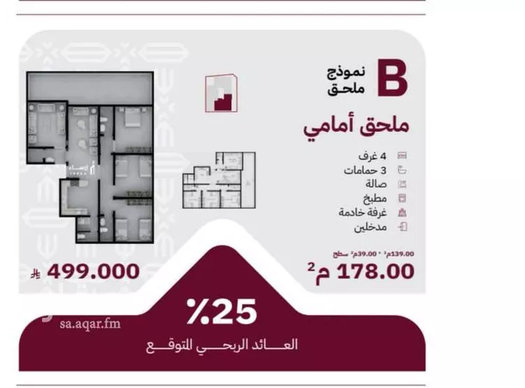 شقة للبيع في شارع عثمان ابن عوف, حي الريان, مدينة جدة, منطقة مكة المكرمة صورة 3
