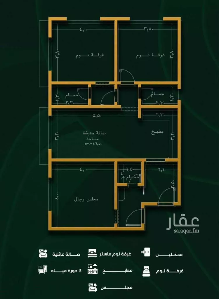 شقة للبيع في شارع شهيد الدين , حي حكومي1, مدينة جدة, منطقة مكة المكرمة صورة 2