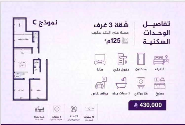 شقة للبيع في شارع احمد بن عيسى الرومي, حي الفيحاء, مدينة جدة, منطقة مكة المكرمة صورة 2